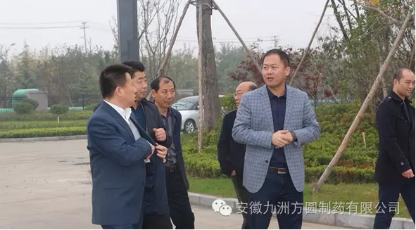 齐齐哈尔市考察团莅临安徽尊龙凯时ag旗舰厅制药有限公司调研指导